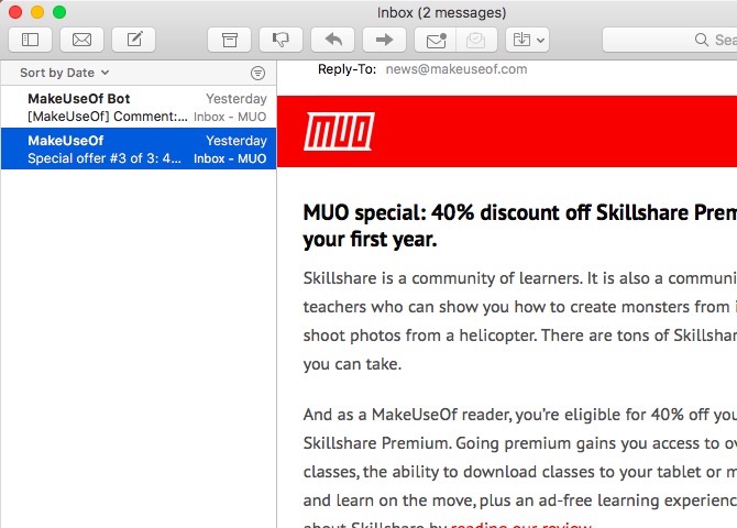 Les meilleures applications Mac à installer sur votre MacBook ou iMac interface apple mail sur mac - Les meilleures applications Mac à installer sur votre MacBook ou iMac