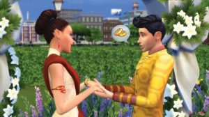 sims wedding 300x168 - Comment les Sims ont pilot&eacute; la repr&eacute;sentation queer dans les jeux
