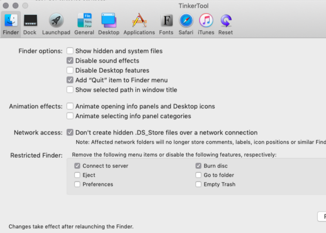 Les meilleures applications Mac à installer sur votre MacBook ou iMac volet du finder dans loutil tinker sur macos - Les meilleures applications Mac à installer sur votre MacBook ou iMac