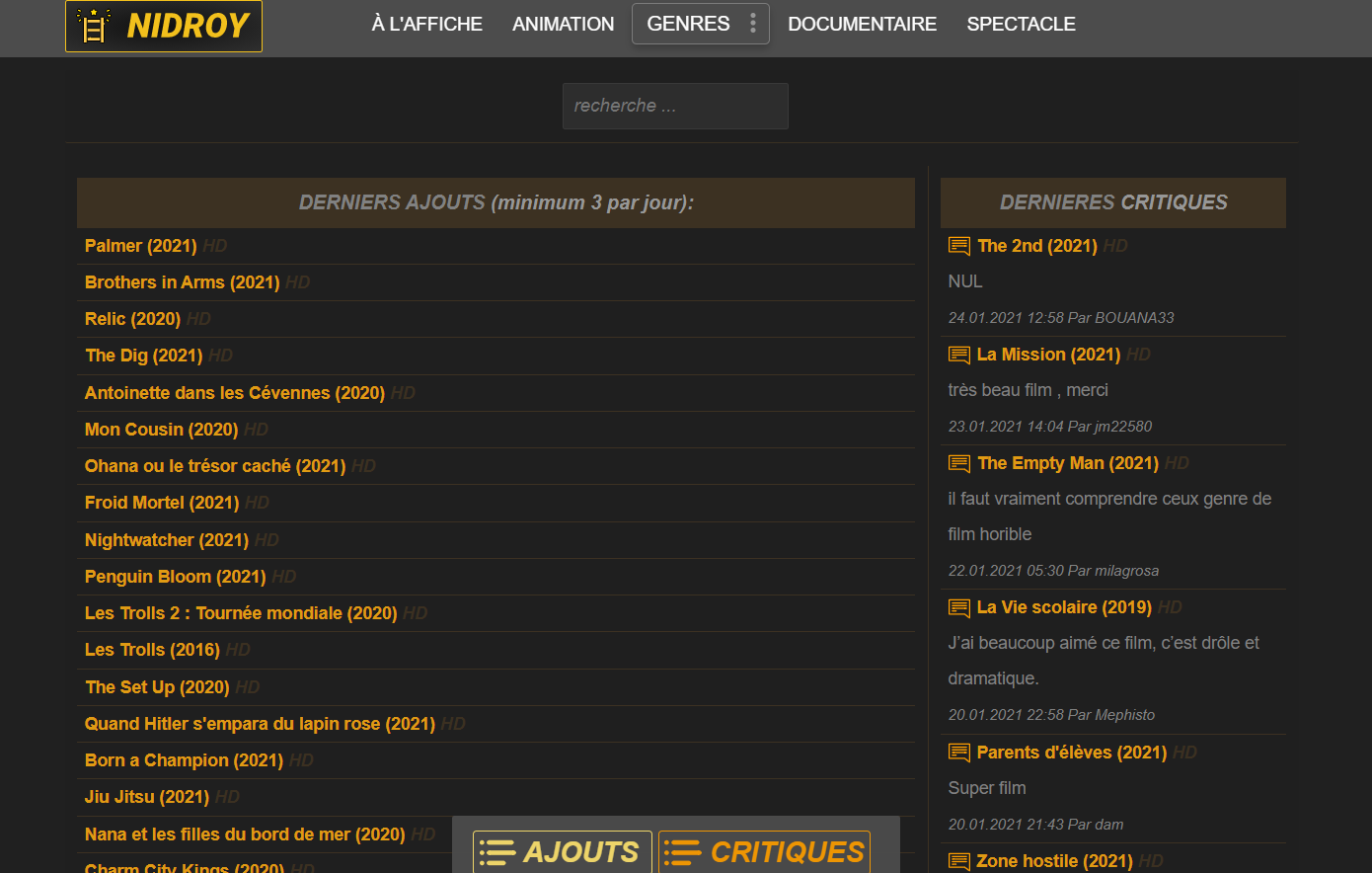 nirdroy nidroy - nidroy remplace plusieurs sites de streaming pour 2023