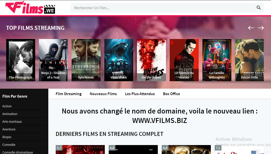 Capture 8 - Dadroz un nouveau site de film gratuit sans égale en 2023