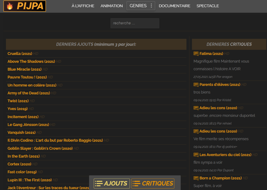pijpa streaming 1024x730 - Pijpa un nouveau site de film gratuit sans &eacute;gale en 2023