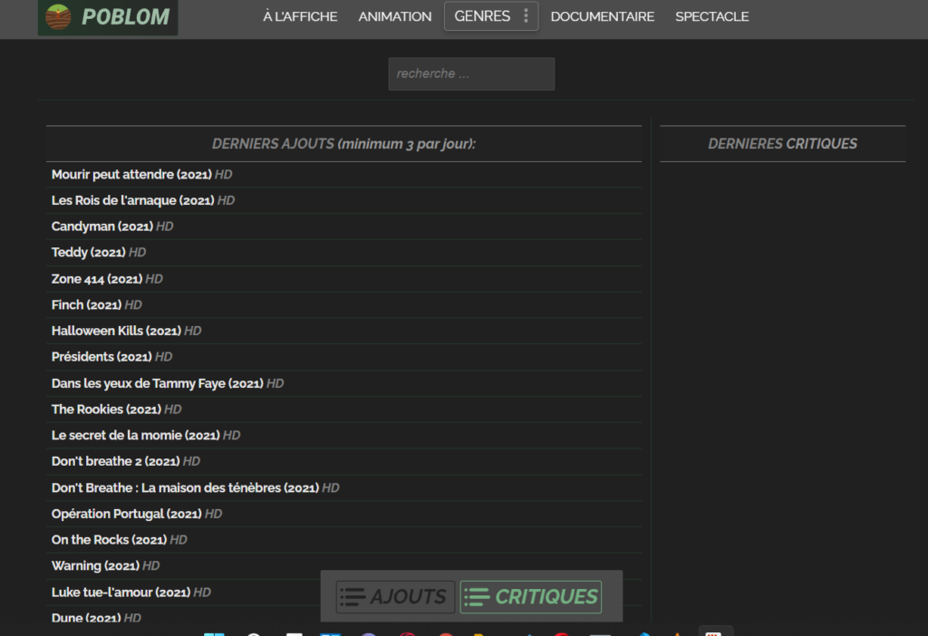 poblom acueil 1024x702 - Poblom un nouveau site de film gratuit sans &eacute;gale en 2023