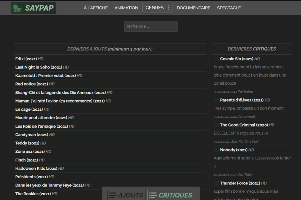 saypap streaming 1024x681 - Saypap.com un nouveau site de streaming  film gratuit en 2023